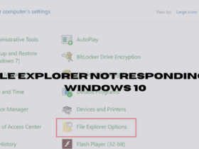 File explorer not responding in windows 10