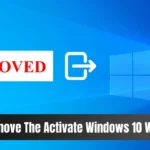 How To Remove The Activate Windows 10 Watermark