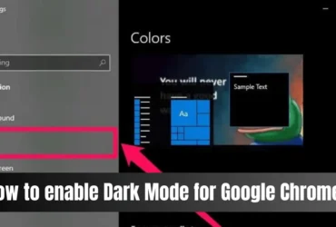 How to enable Dark Mode for Google Chrome