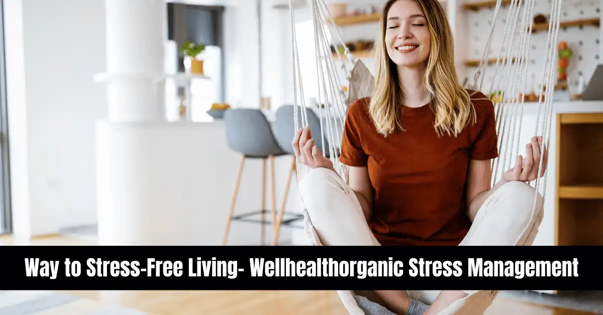 Way to Stress-Free Living- Wellhealthorganic Stress Management