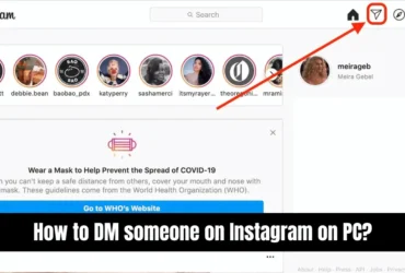How to DM someone on Instagram on PC