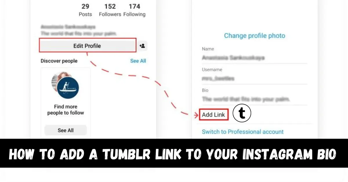 How to add a Tumblr link to your Instagram bio