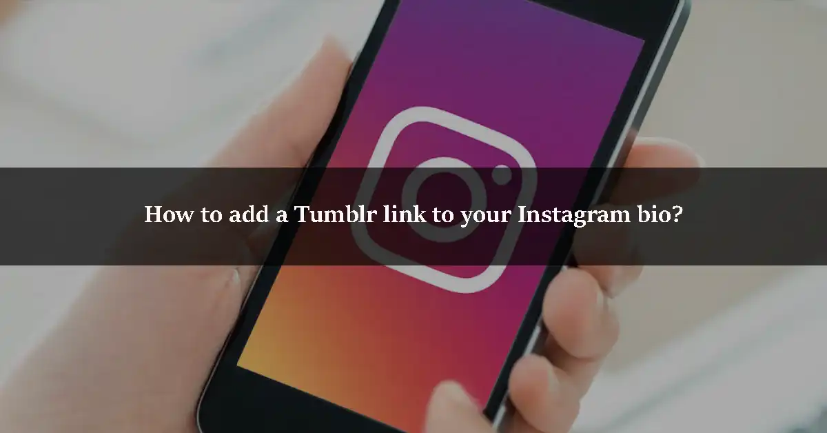 How to add a Tumblr link to your Instagram bio