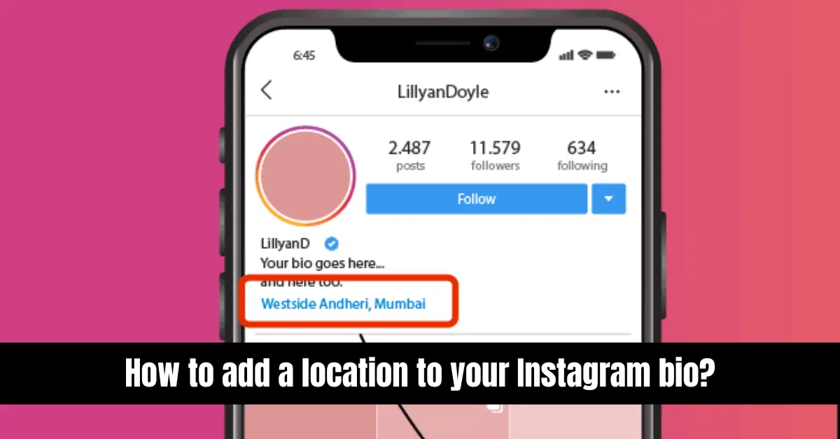 How to add a location to your Instagram bio