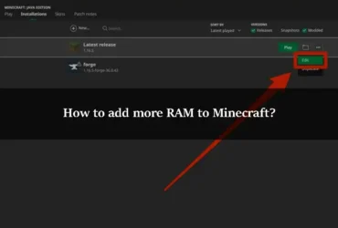 How to add more RAM to Minecraft