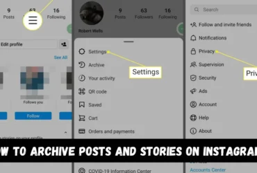 How to archive posts and Stories on Instagram