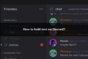 How to bold text on Discord
