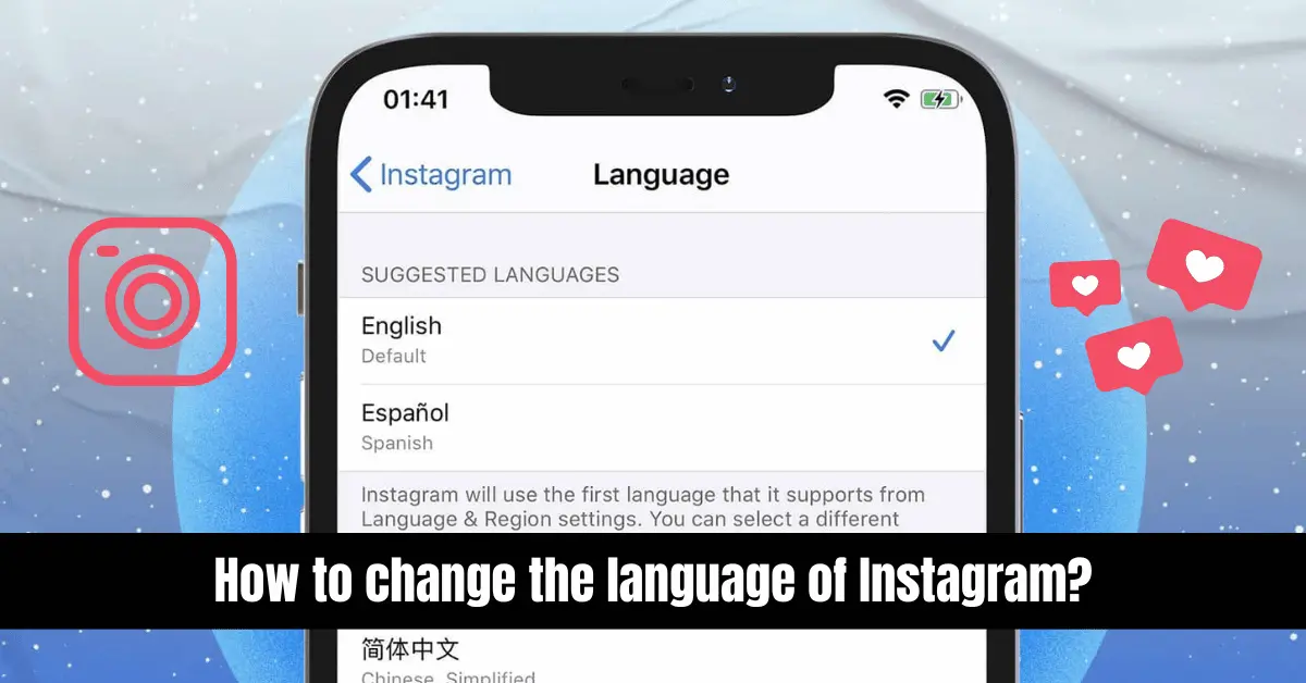 How to change the language of Instagram