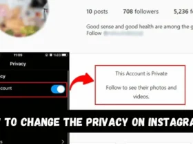 How to change the privacy on Instagram