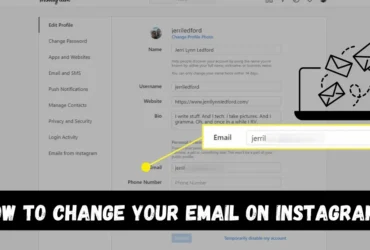 How to change your email on Instagram