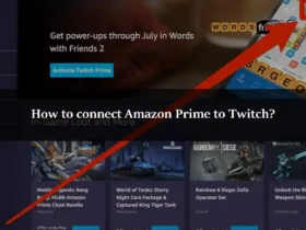 How to connect Amazon Prime to Twitch