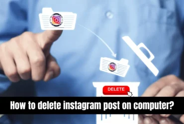 How to delete instagram post on computer