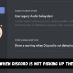 How to fix it when Discord is not picking up the microphone