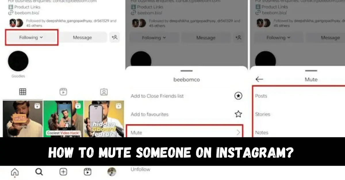 How to mute someone on Instagram