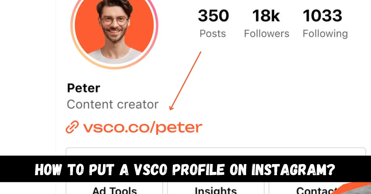 How to put a VSCO profile on Instagram