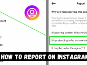 How to report on Instagram