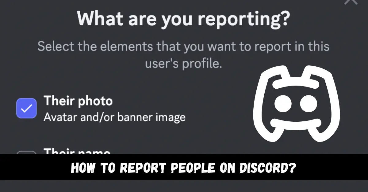 How to report people on Discord