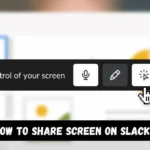 How to share screen on Slack